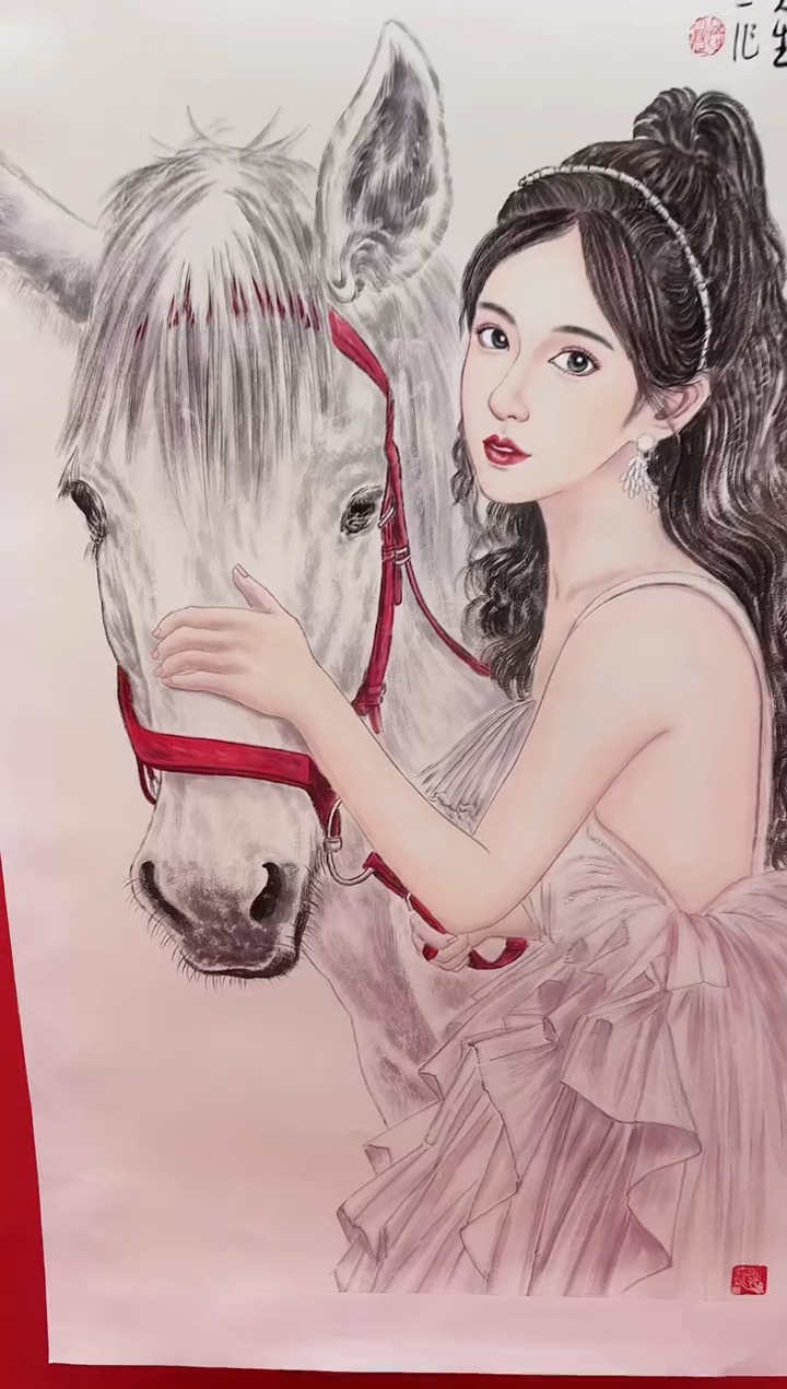 【闪购商品】国画道一老师亲笔绘画作品D87