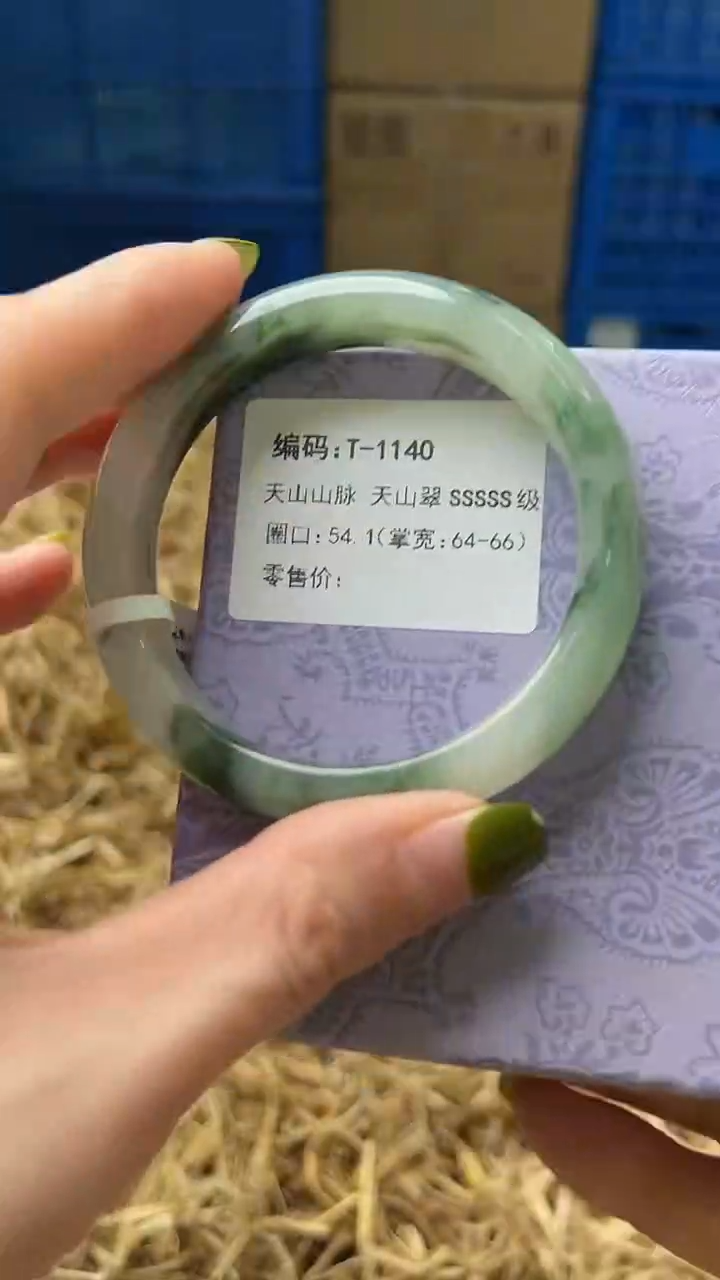 未镶嵌手镯石英质玉T1140