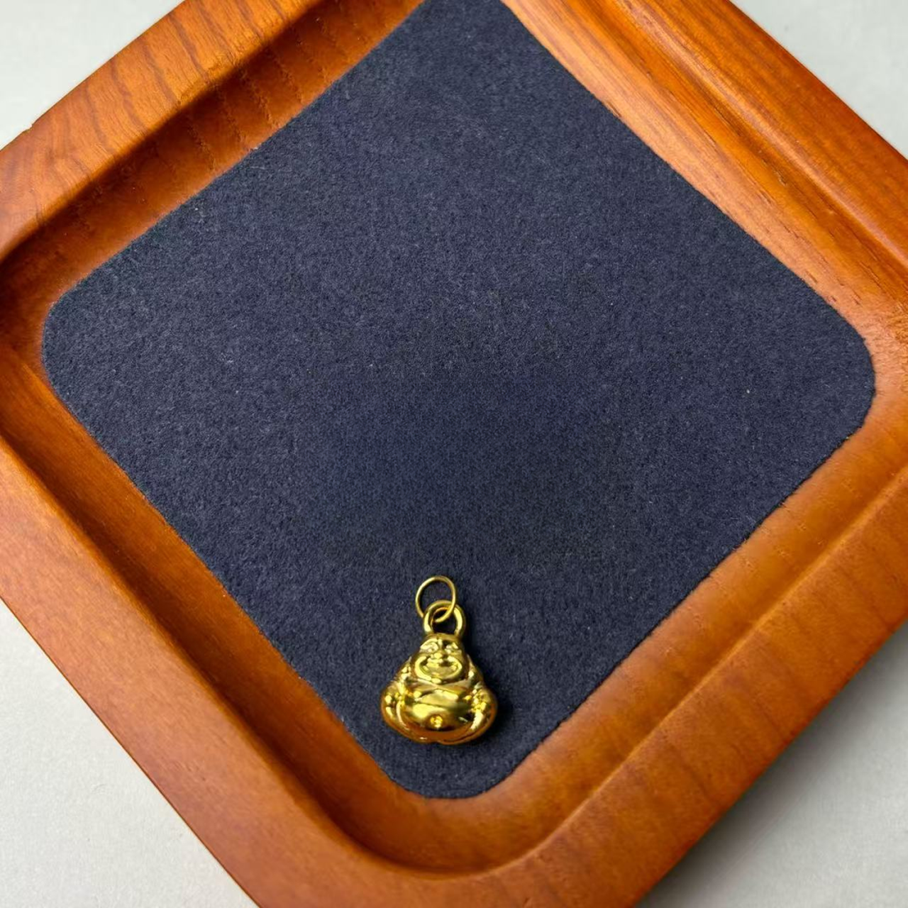 足金999佛公弥勒佛大肚佛造型精美WH1176