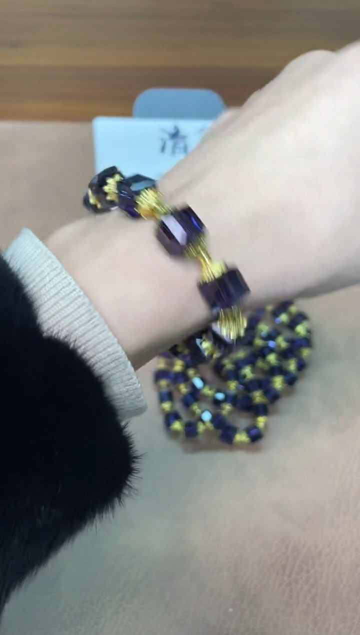 未镶嵌手链烟晶a83