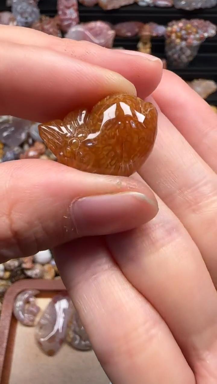 【闪购商品】硅化珊瑚（珊瑚玉）颈饰未镶嵌377