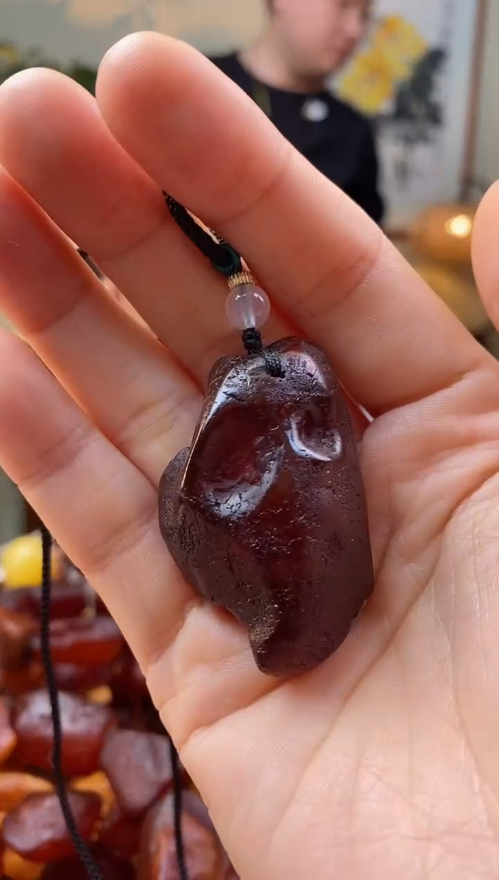 【闪购商品】琥珀颈饰未镶嵌吊坠