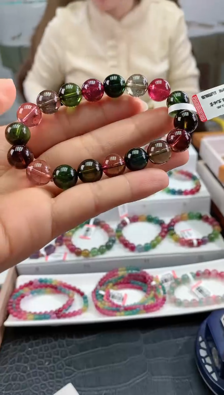 【闪购商品】碧玺手串未镶嵌多样性发一条