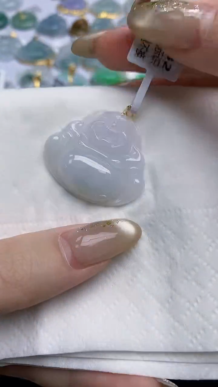 【闪购商品】翡翠颈饰未镶嵌天然A货翡翠 