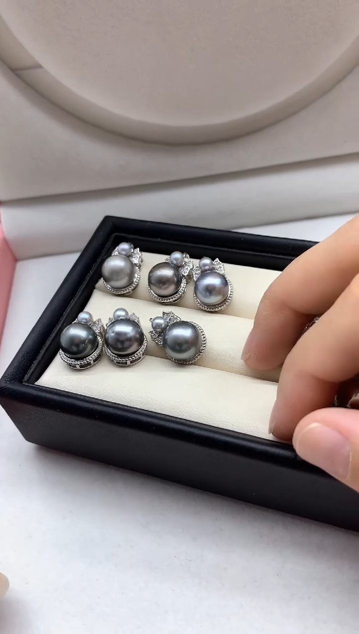 银S925镶嵌海水珍珠吊坠(不含链)多样性发其一