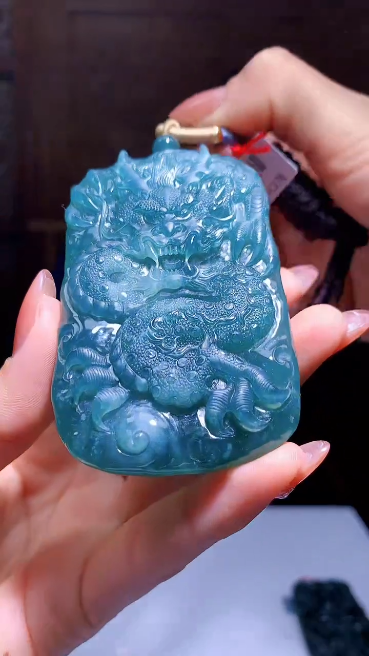 【闪购商品】定制翡翠未镶嵌1060hm-毛货挂件24