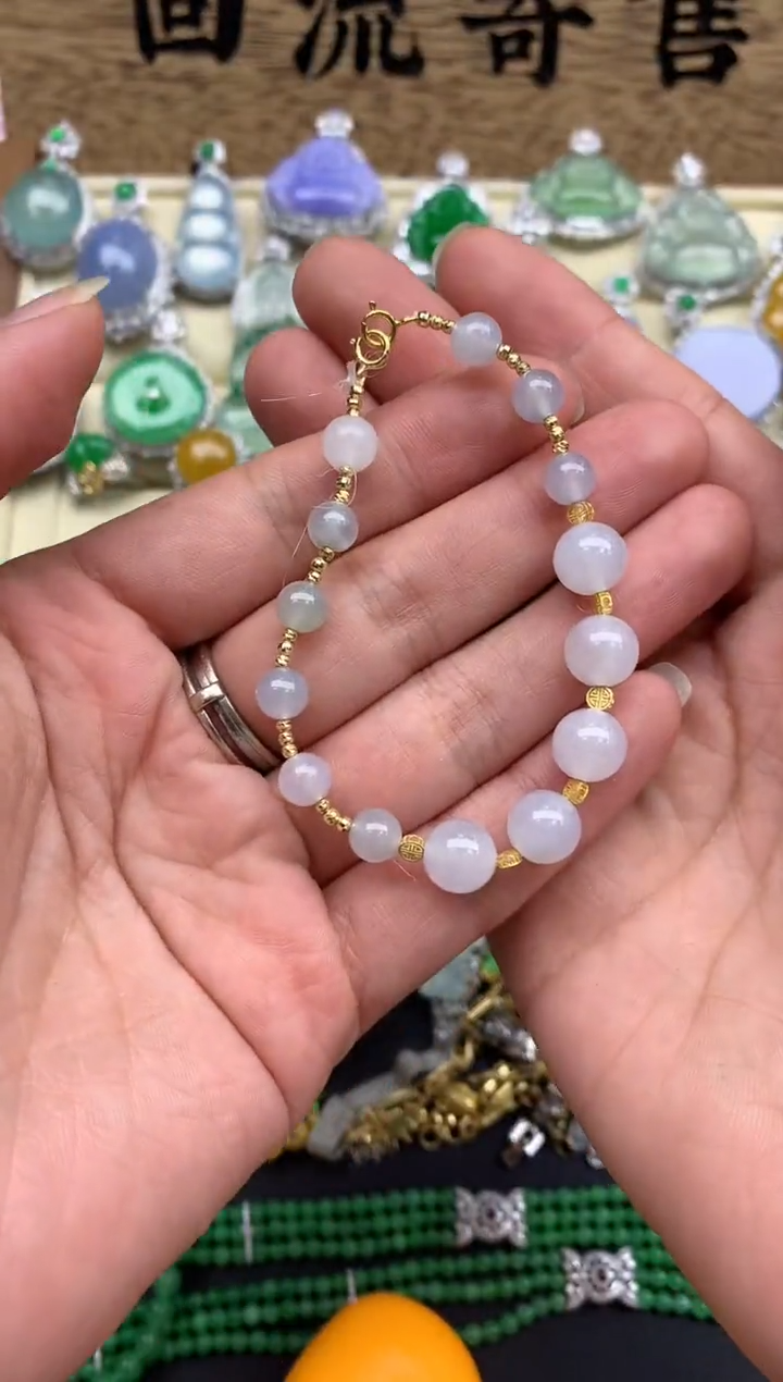 【闪购商品】翡翠手串未镶嵌267-中国好珍宝