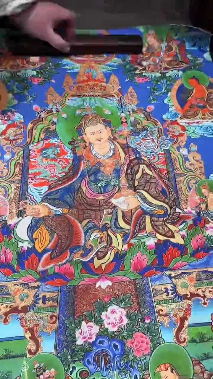 卷轴画【主播精品】高端卷轴画——唐卡103大成就者
