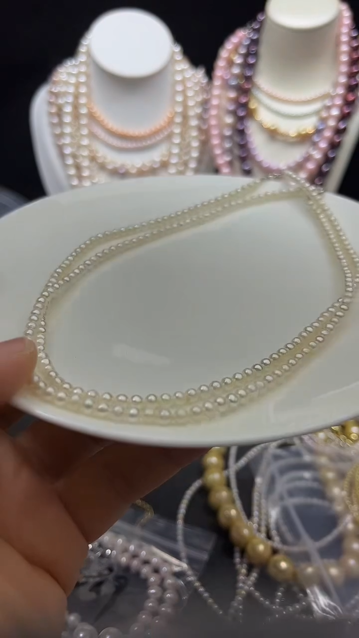 淡水珍珠未镶嵌颈饰多人