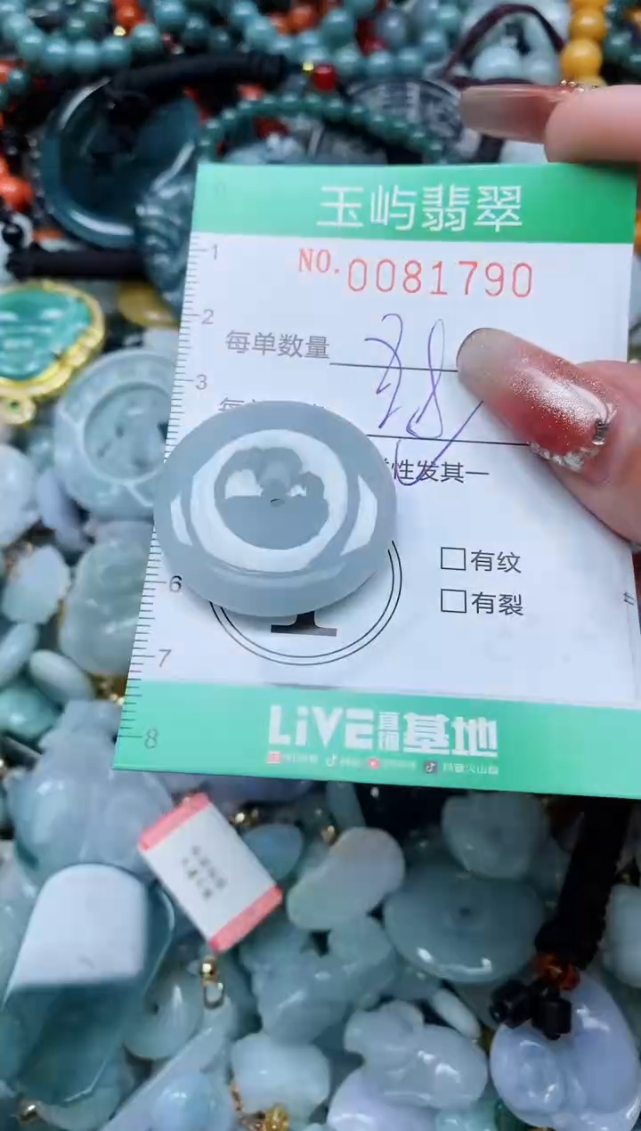 【闪购商品】翡翠颈饰未镶嵌闪购0081790多样性发其一