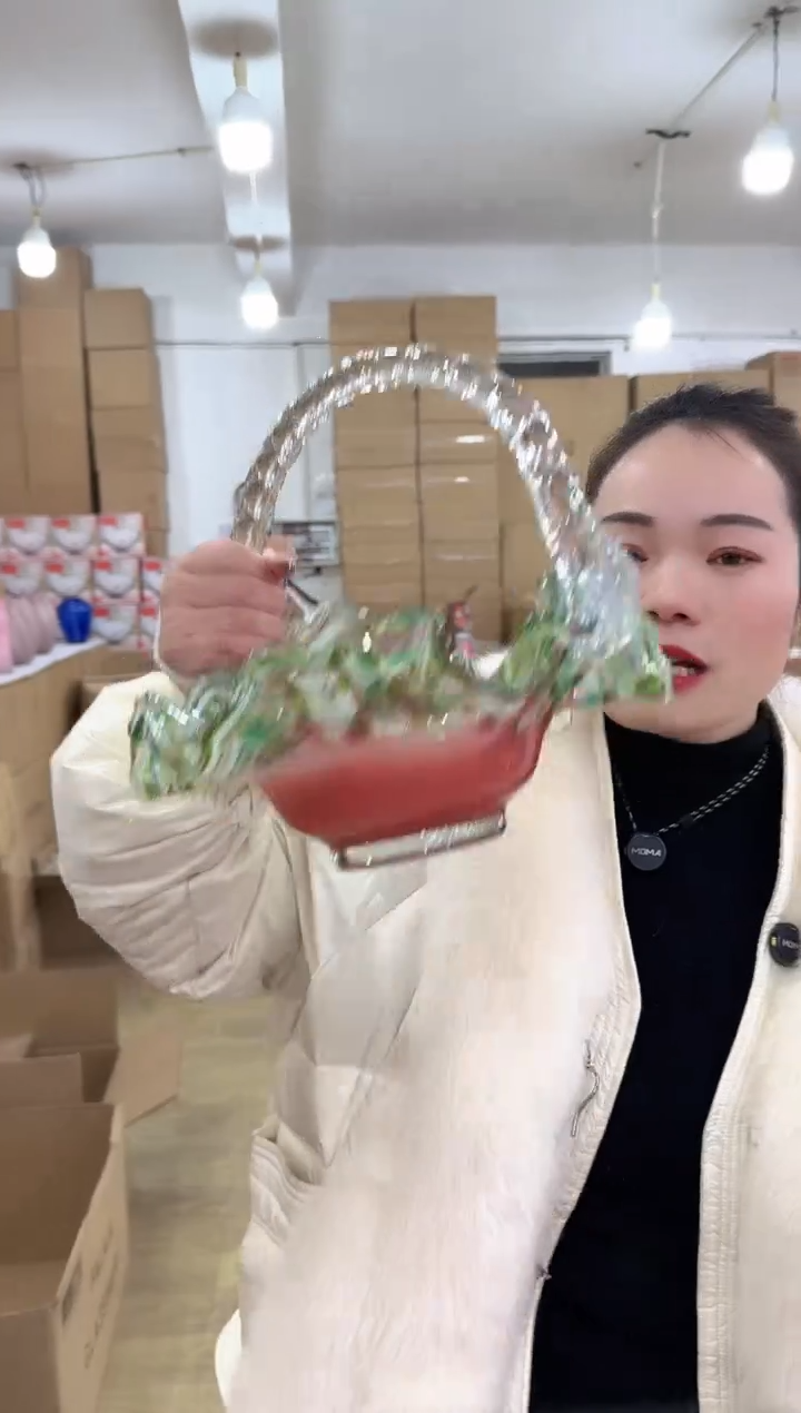 【闪购商品】无铅玻璃甄选花器-v-早27