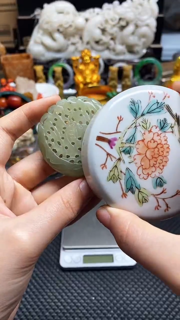 【闪购商品】瓷片瓷片瓷器 摆件1个