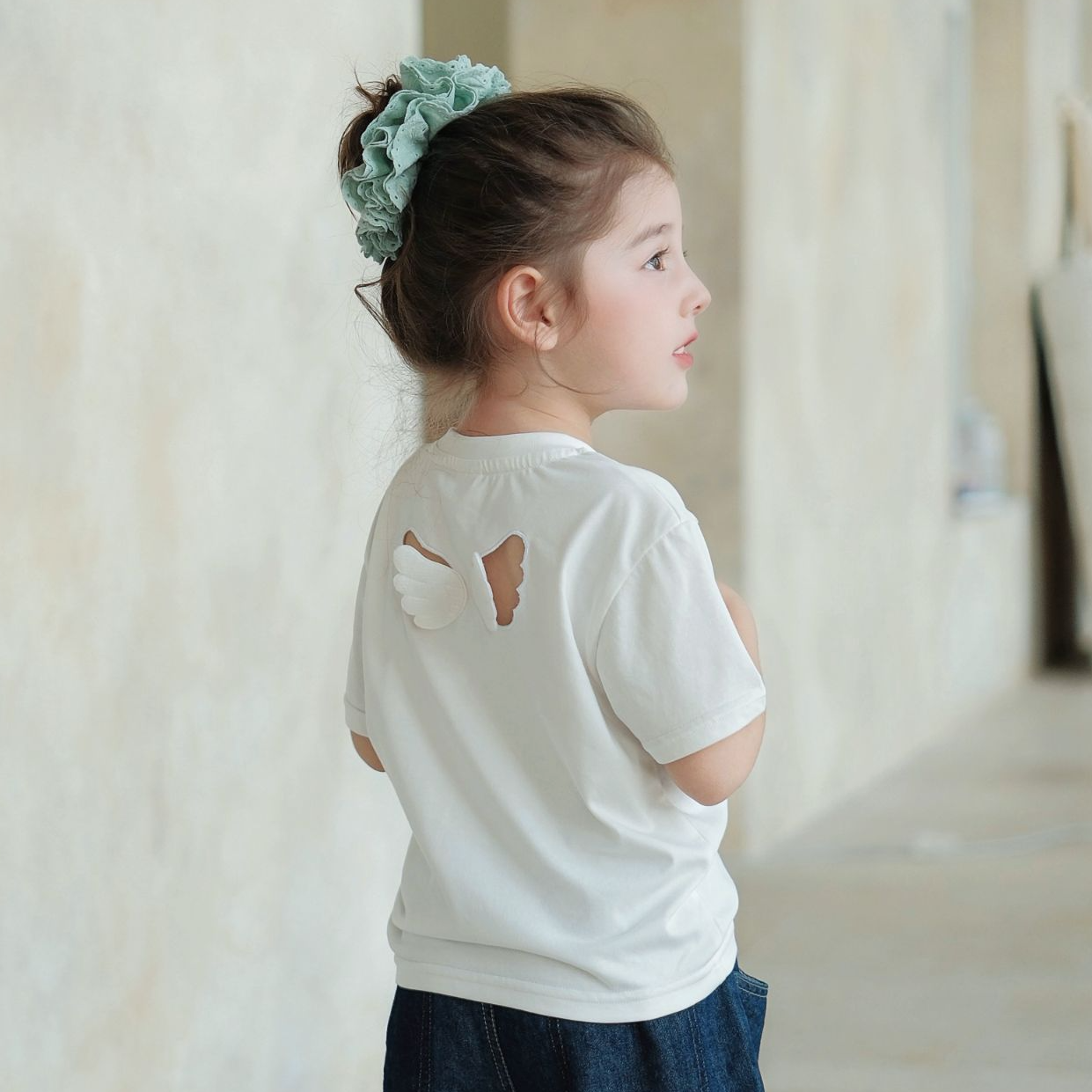 【艾薇儿】2025儿童夏季新款休闲时尚品质印花T恤 熙熙可可TX2558