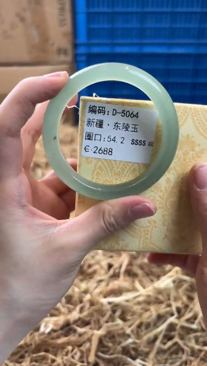 未镶嵌手镯石英质玉D-5064