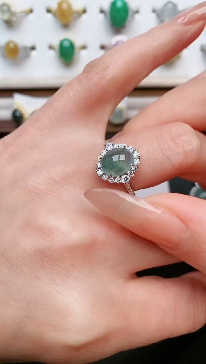 【闪购商品】翡翠戒指银S925镶嵌.....