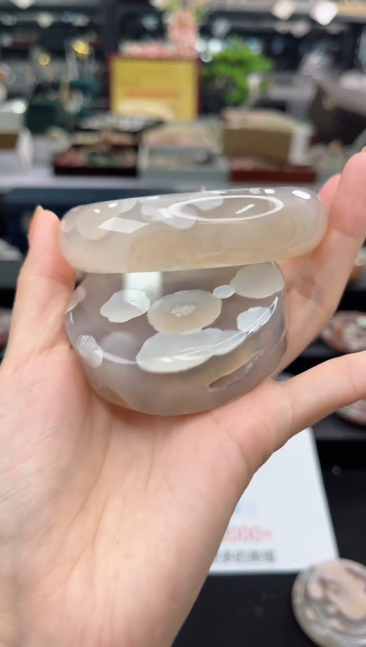 【闪购商品】石英质玉手镯未镶嵌66圈口（赠品镯心）3600418