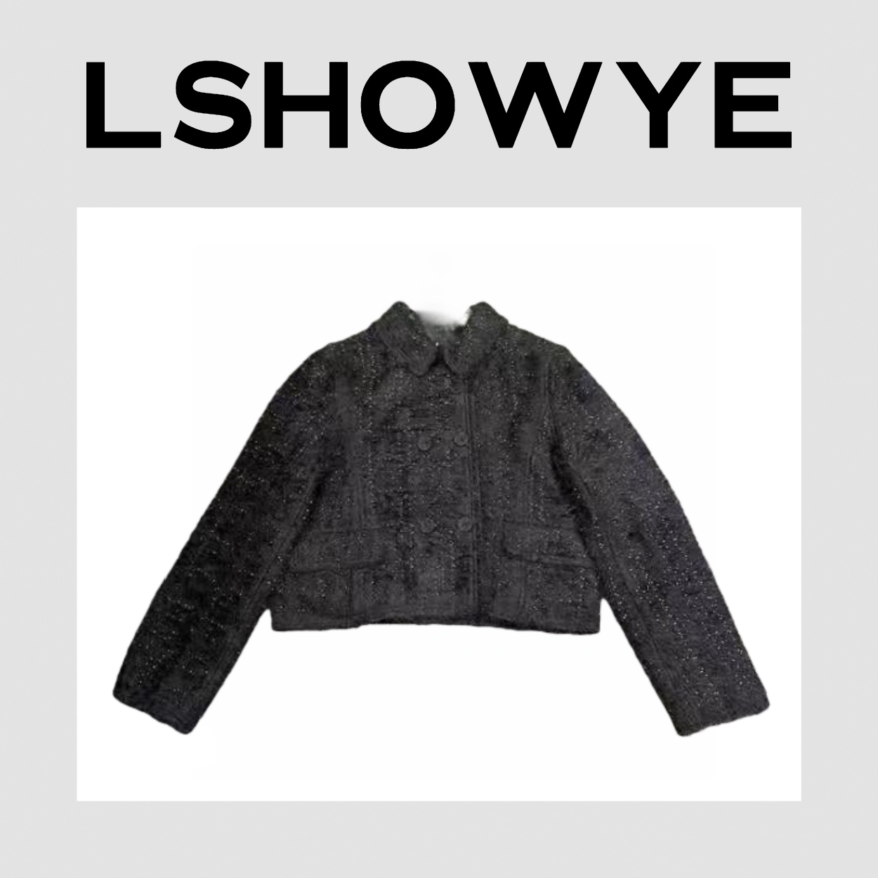 LSHOWYE｜手工钉珠短款外套 x3580