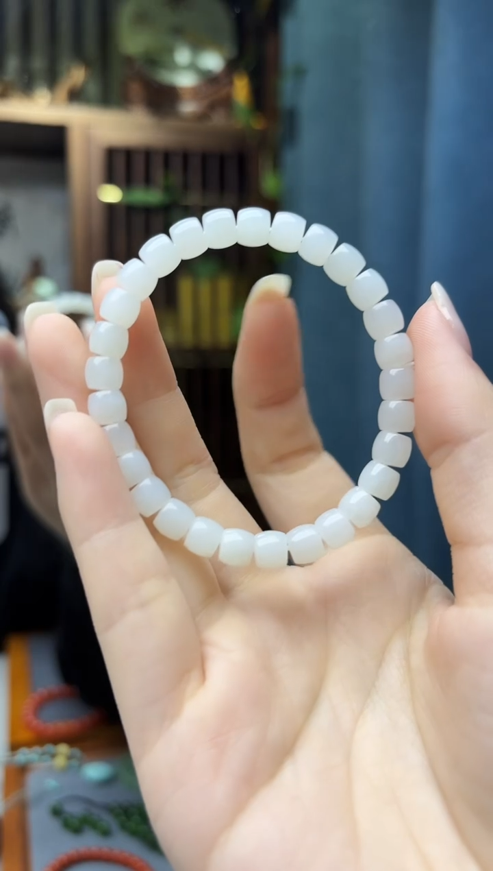 未镶嵌和田玉挂件四**已和田玉老型手串ZD