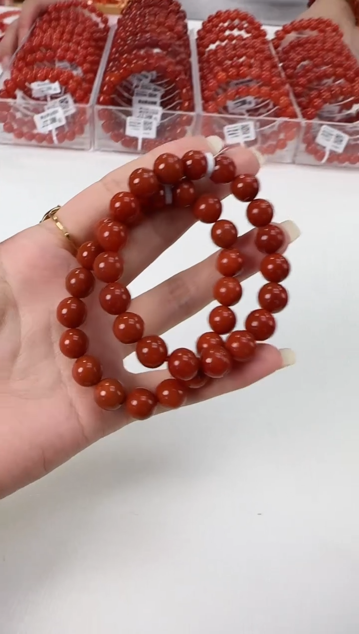 【闪购商品】南红玛瑙瓦西手串10+未镶嵌（多样式发其一）