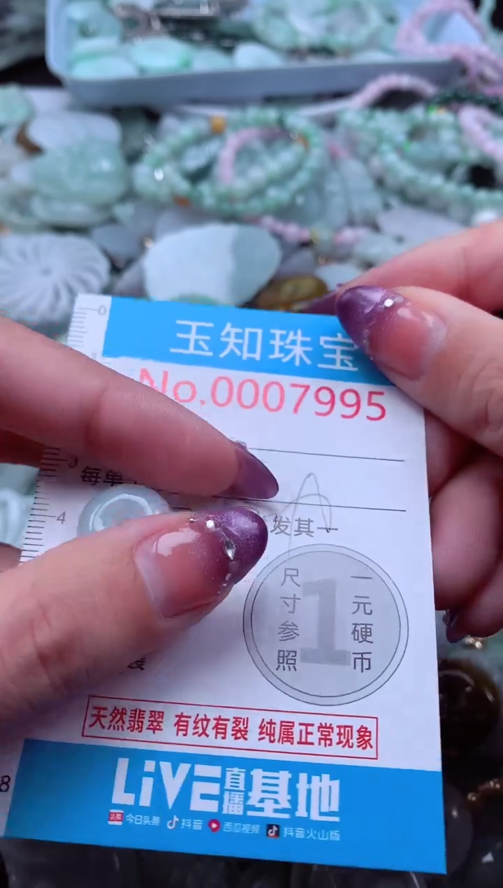 翡翠未镶嵌吊坠(不含链)7995