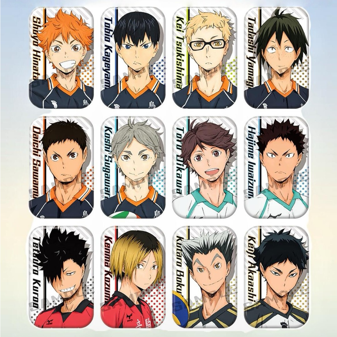 【谷谷goods】排球少年 波点方 吧唧徽章