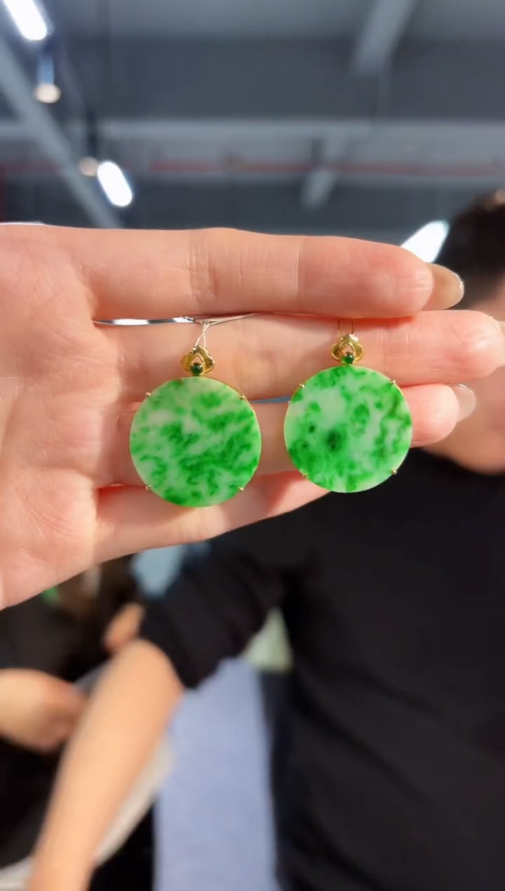 【闪购商品】翡翠颈饰18K金镶嵌缅料A货/多样性发货/一件