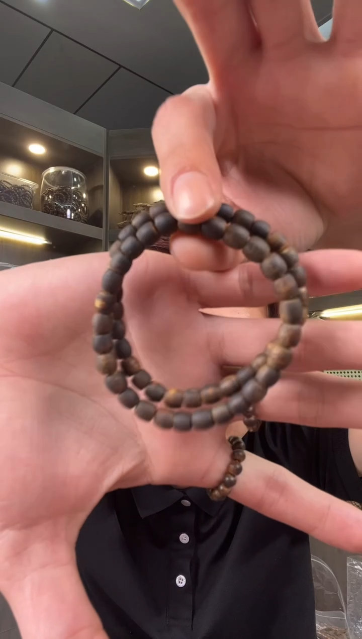 沉香沉香碎屑732号沉水张勺子06鼓珠单圈碎屑香粉多样性发一5