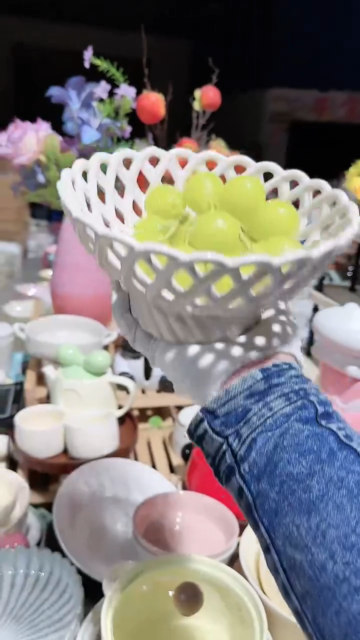 【闪购商品】瓷片镂空碗微瑕 凑满20元包邮