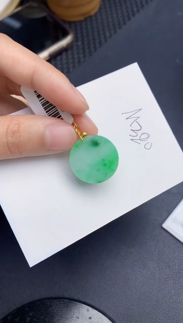 【闪购商品】翡翠颈饰18K金镶嵌000000000