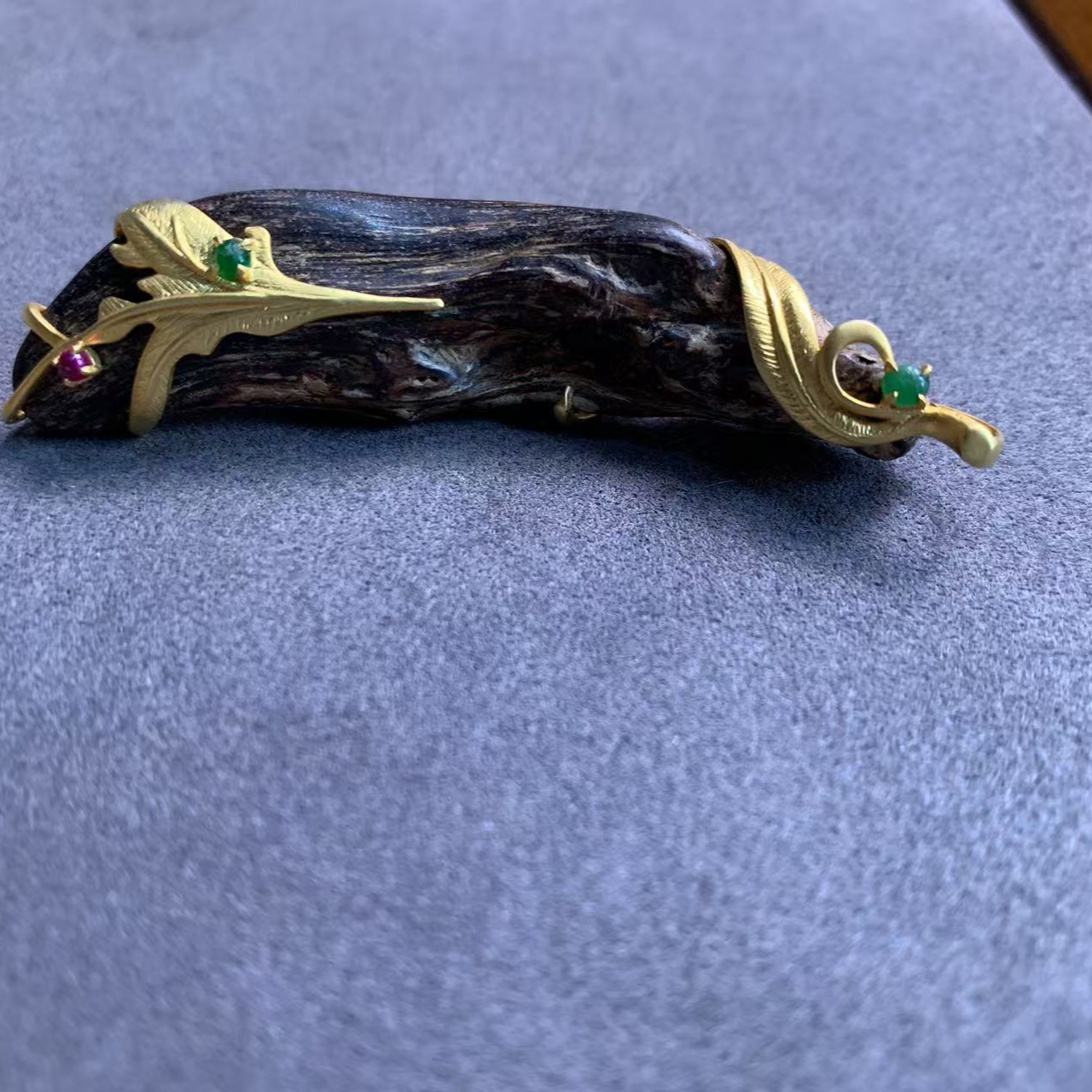 惠安沉水沉香 吊坠胸针俩用款