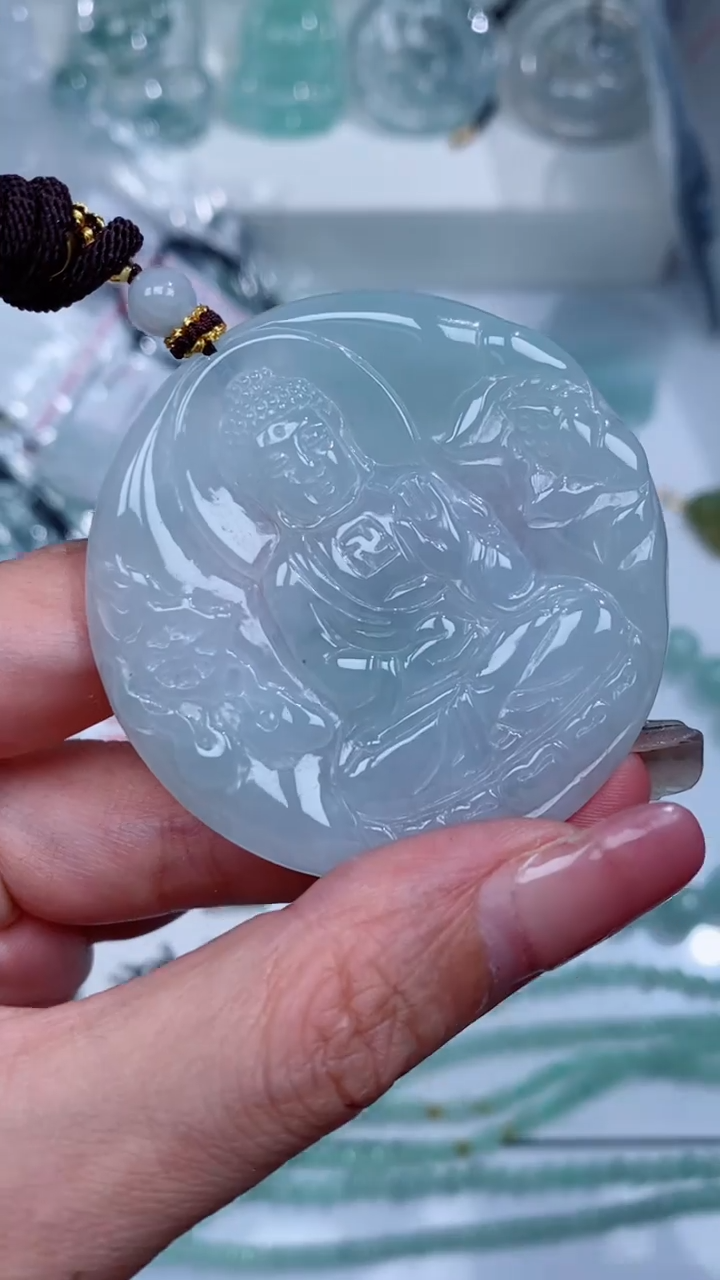 翡翠未镶嵌颈饰吊坠