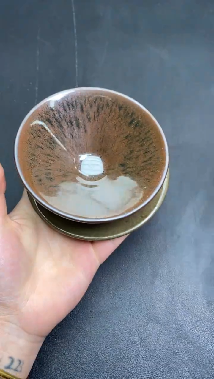 【闪购商品】茶盏44建盏建盏建盏建盏微瑕