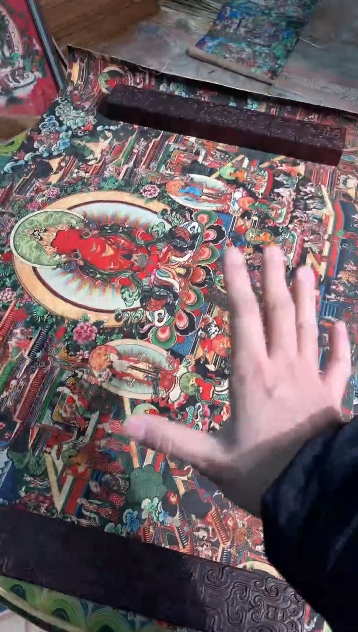 卷轴画天天的唐卡tk160