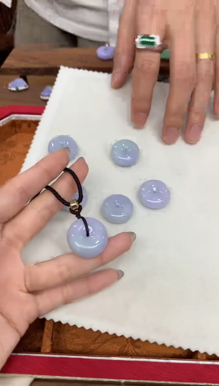 【闪购商品】翡翠吊坠(不含链)未镶嵌平安扣多样性发货1件