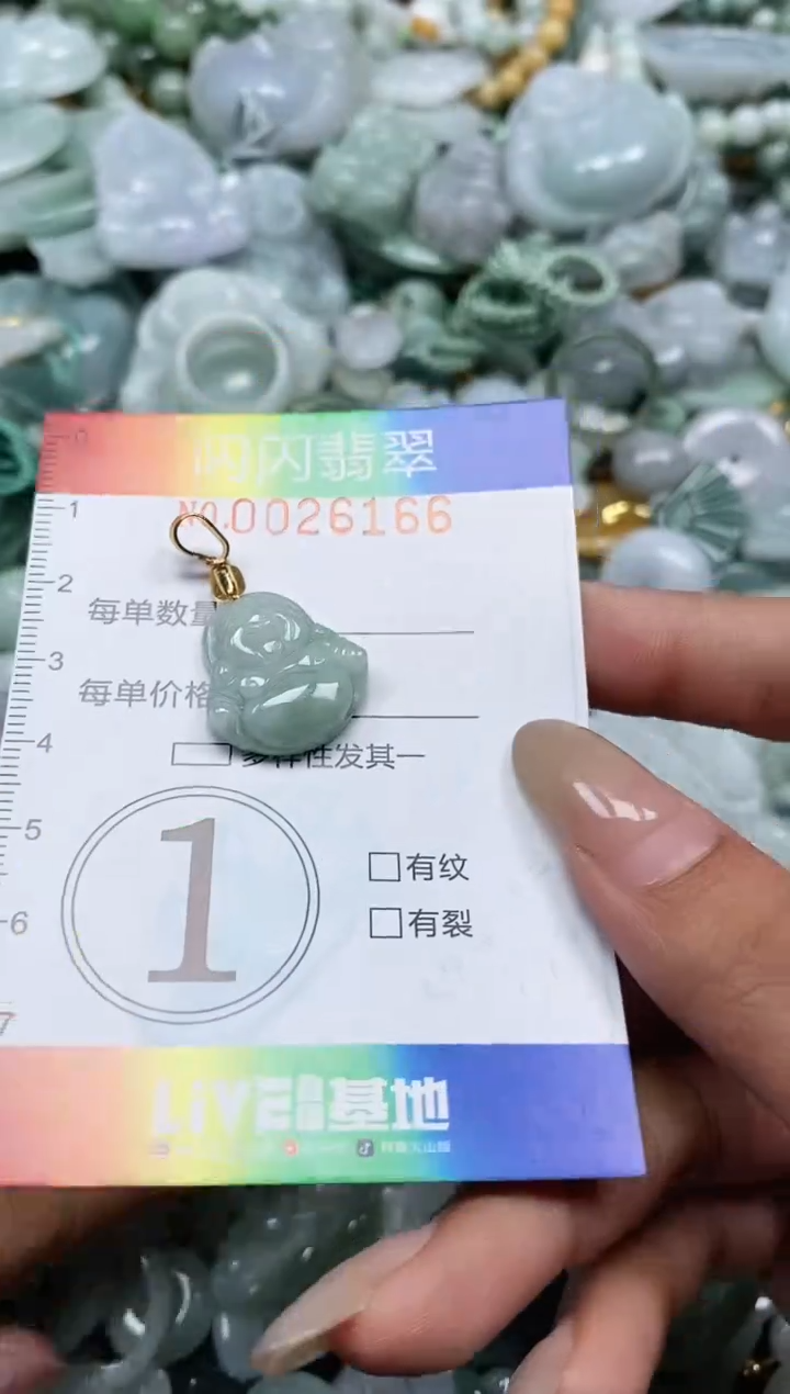 翡翠未镶嵌颈饰闪购0026166