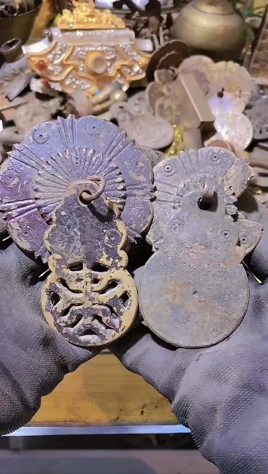大*弟金属工艺品二手旧货默认瑕疵