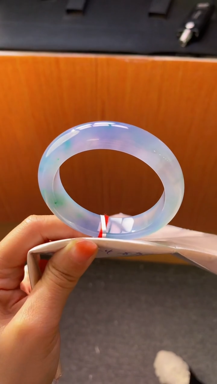 未镶嵌手镯翡翠-N105 圈口52.3 全款60万 定金2万