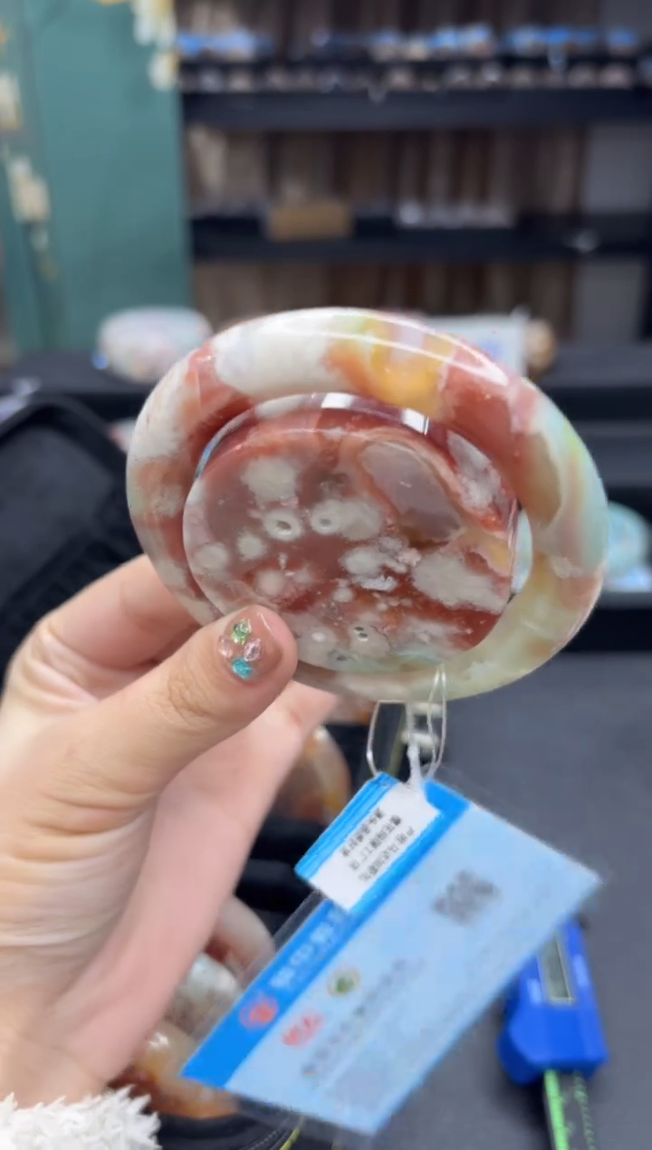 非金属布艺手镯 琦丽雅樱花手镯59圈口739