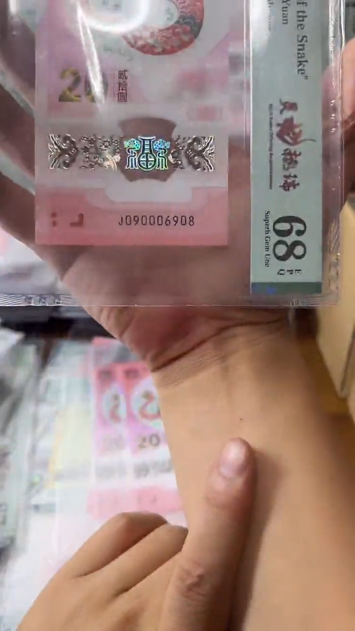 塑料090006908蛇钞单张