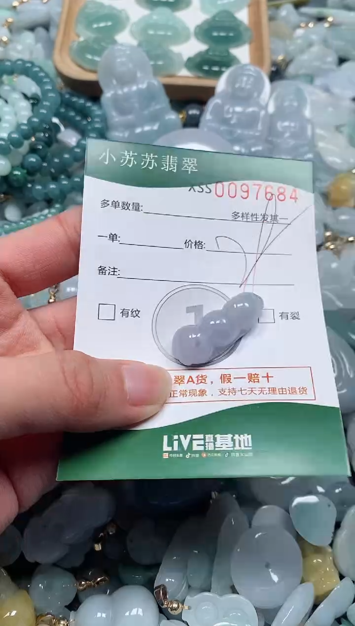 【闪购商品】翡翠颈饰未镶嵌闪购商品0097684