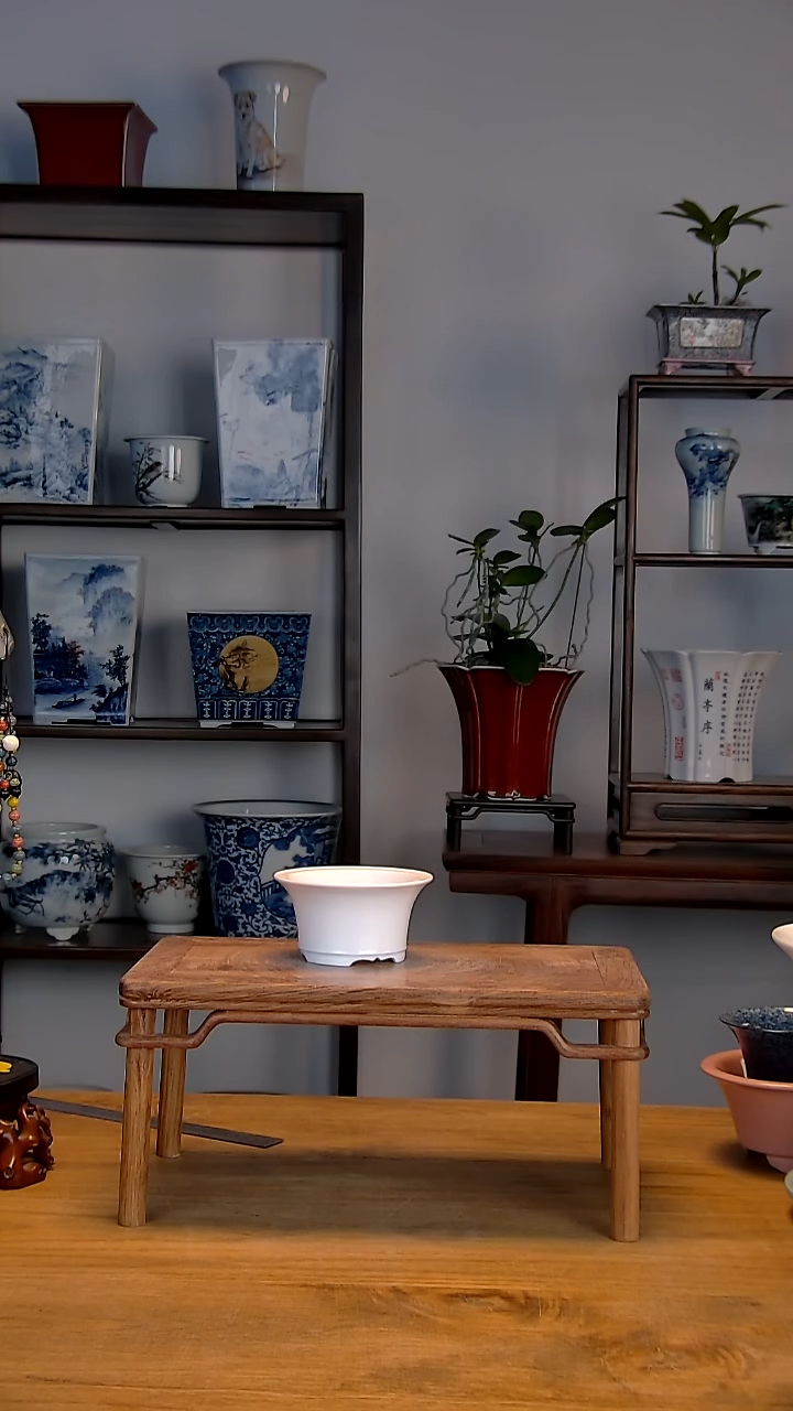 景德镇手工陶瓷花盆