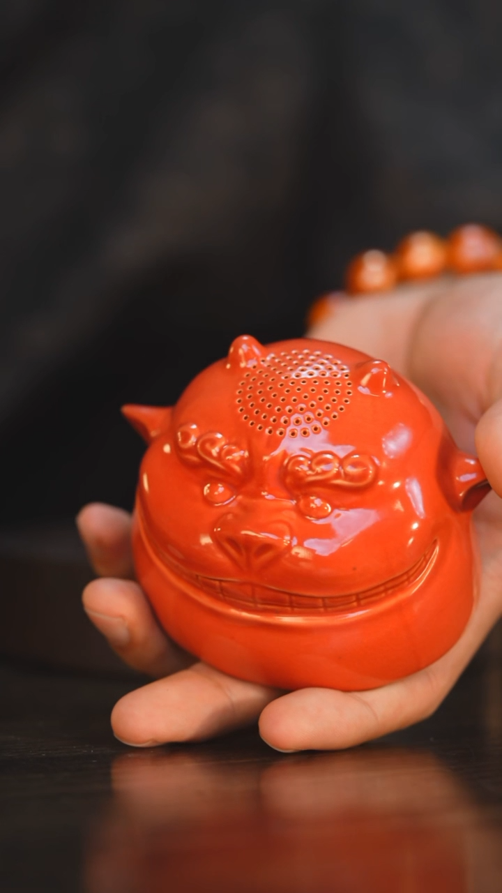 5柴房陶瓷柴烧茶漏