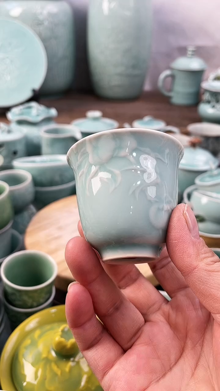 【闪购商品】特价 微瑕 慧仙青瓷