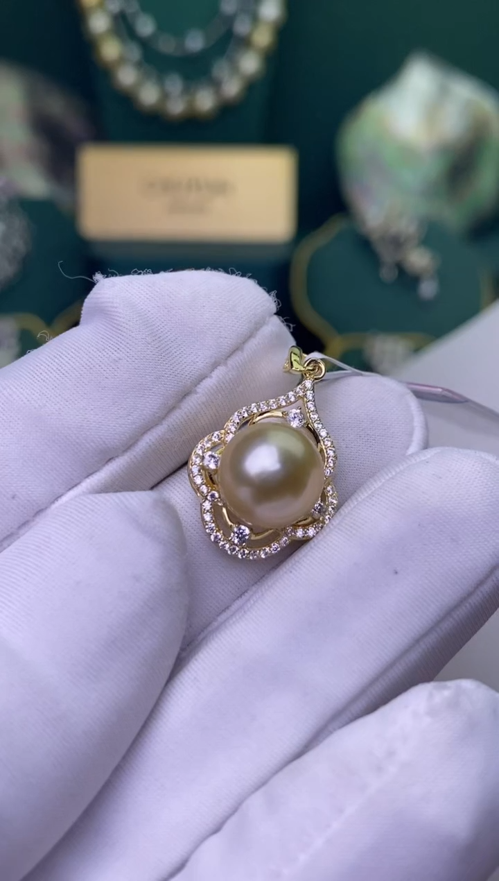 【闪购商品】海水珍珠颈饰银S925镶嵌10-11