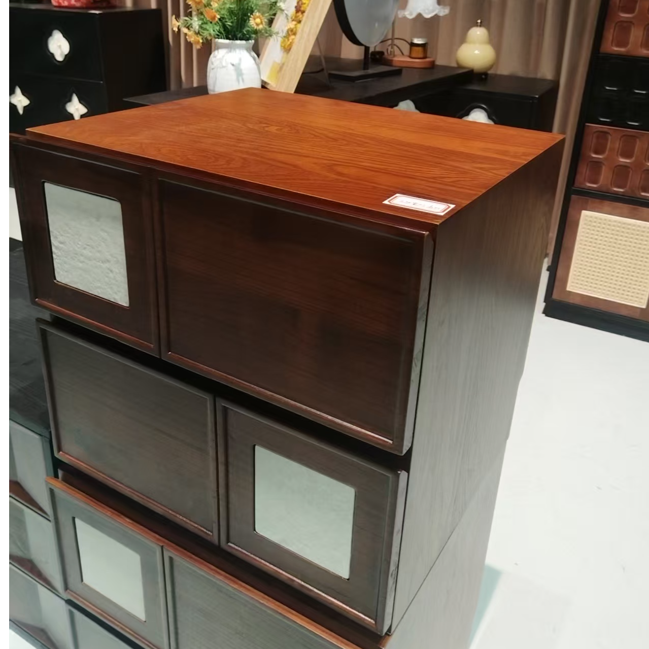 JY-1783482045书柜轻奢书桌美式五斗柜电视柜极简