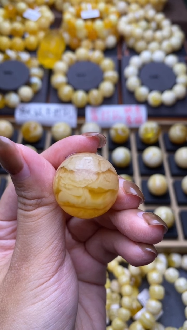 【闪购商品】琥珀裸石未镶嵌大小姐珠宝严选86