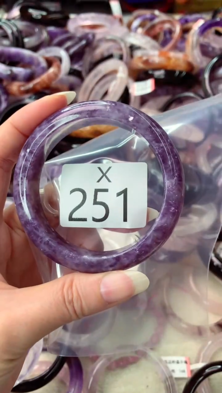 未镶嵌手镯水晶X251-58