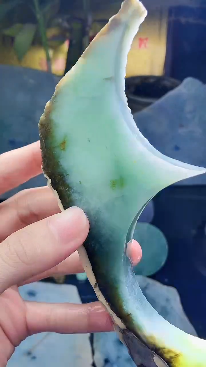 未镶嵌挂件翡翠小雨420