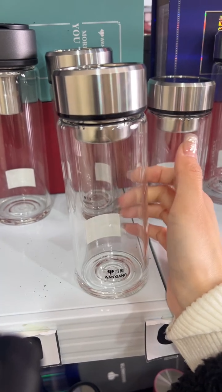 【闪购商品】万象单层390ml高硼硅茶杯