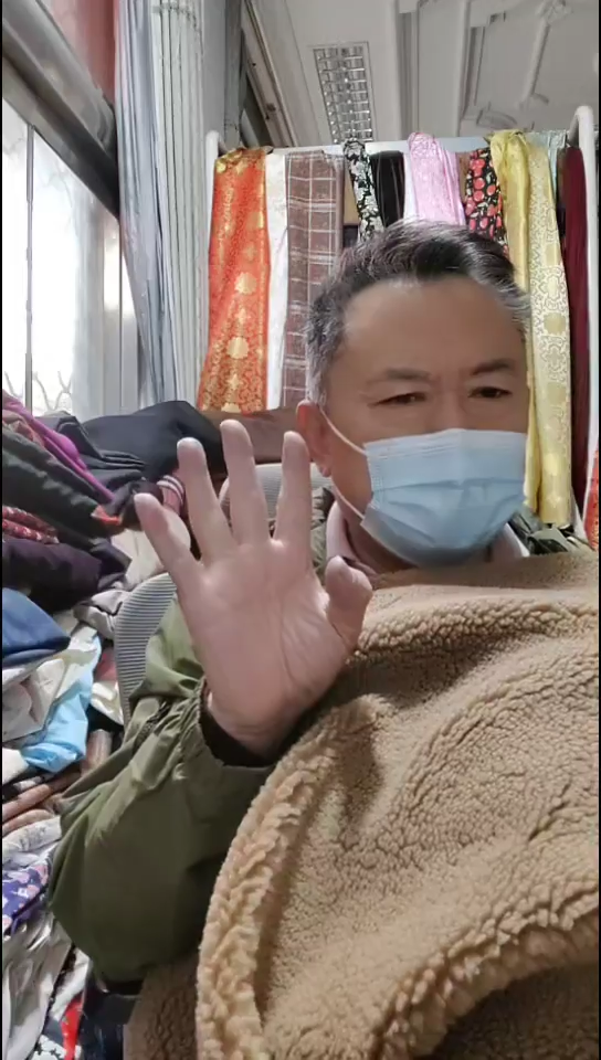 咖驼色纯色毛毛布料